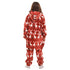 Snuggs Kids Blanket Onesie Red christmas